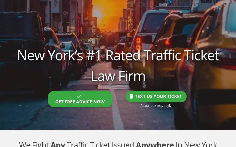 Screenshot of nytrafficticket.com