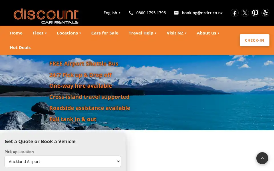 Screenshot of nzdcr.co.nz