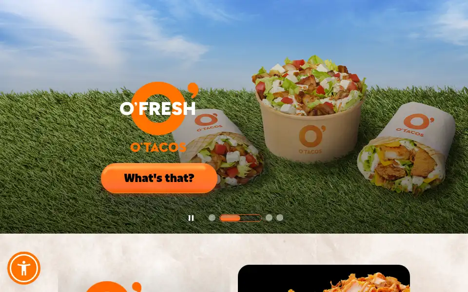 Screenshot of o-tacos.com