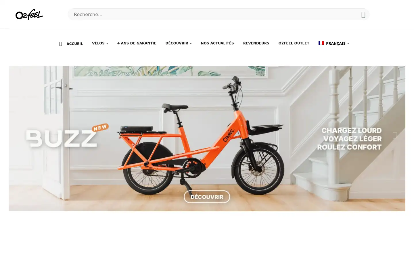 Screenshot of o2feel.com