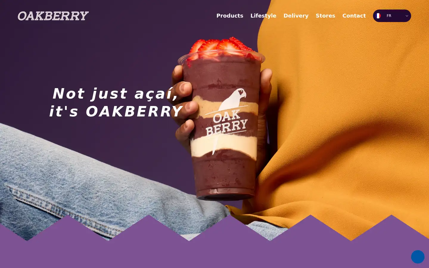 Screenshot of oakberry.com