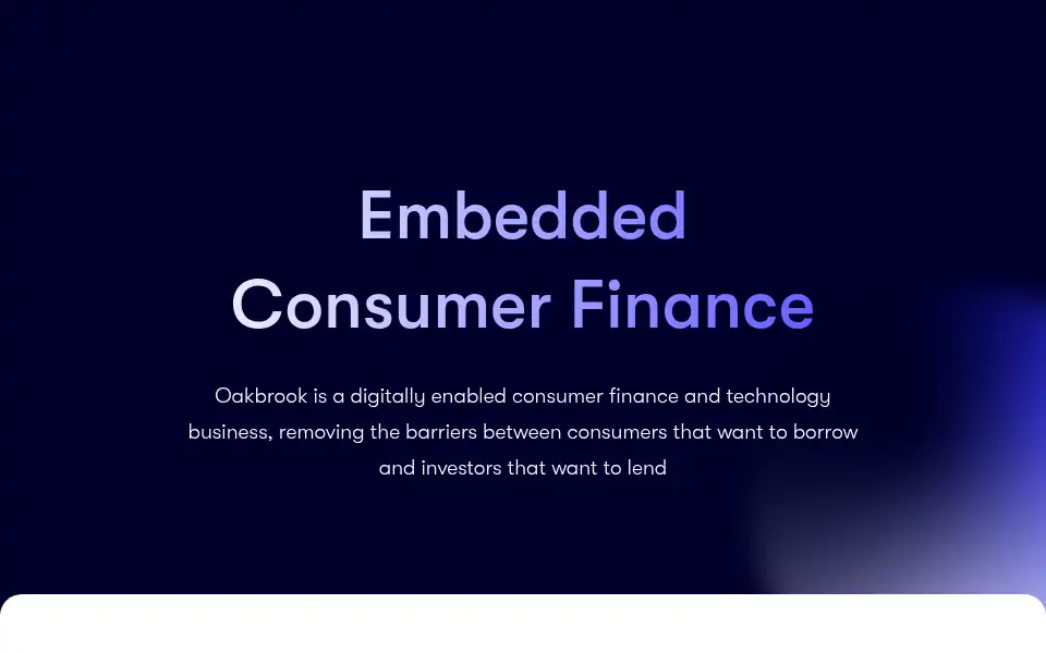 Screenshot of oakbrookfinance.com