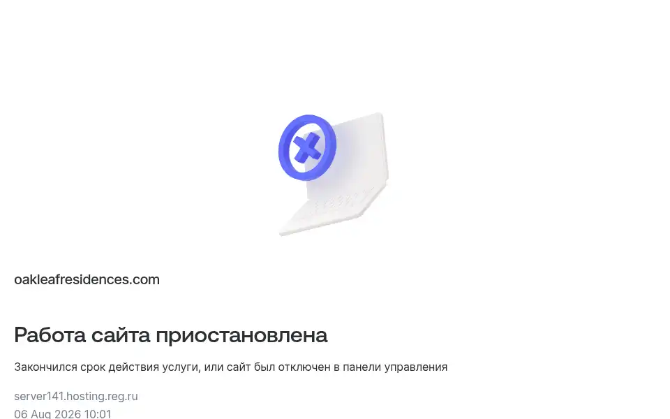 Screenshot of oakleafresidences.com