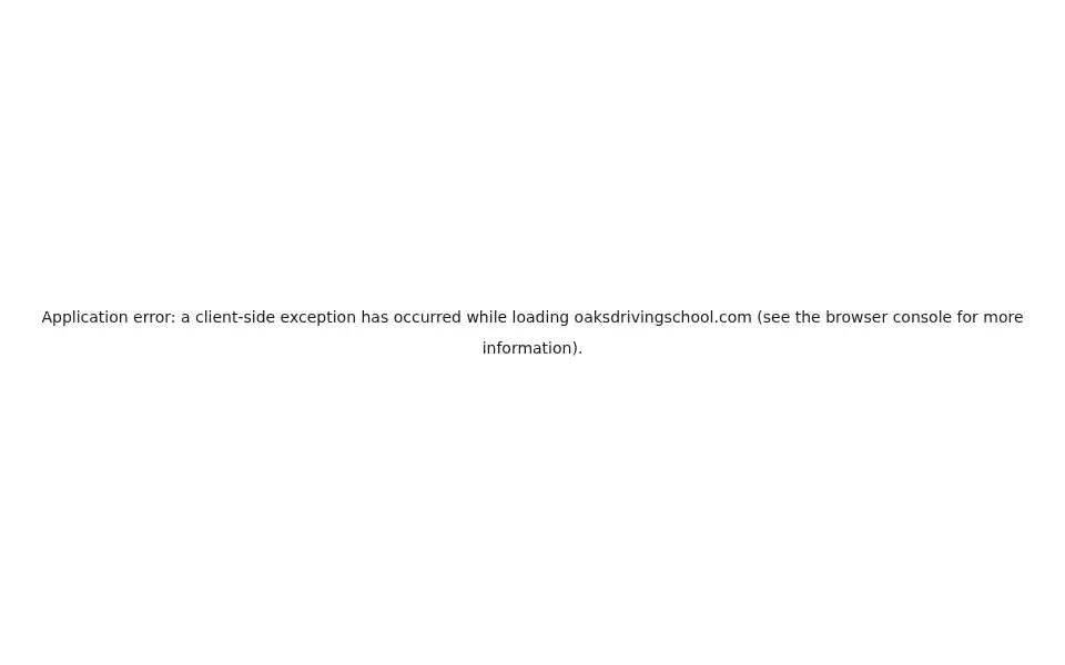 Screenshot of oaksdrivingschool.com