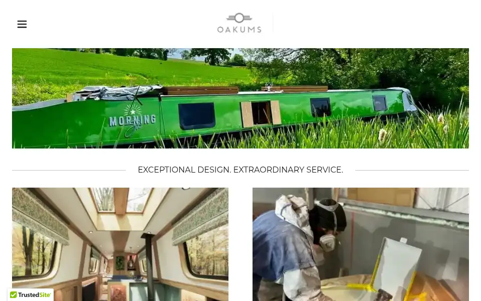 Screenshot of oakums.co.uk
