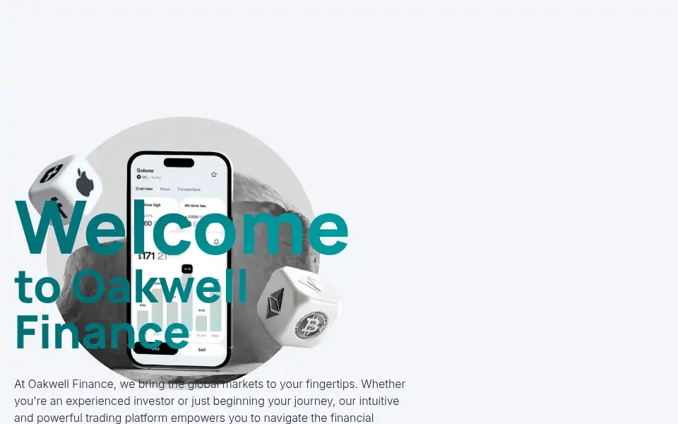 Screenshot of oakwellfinance.top