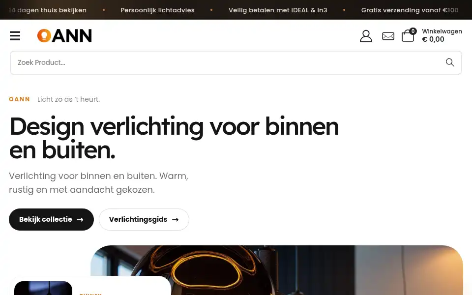Screenshot of oann.nl
