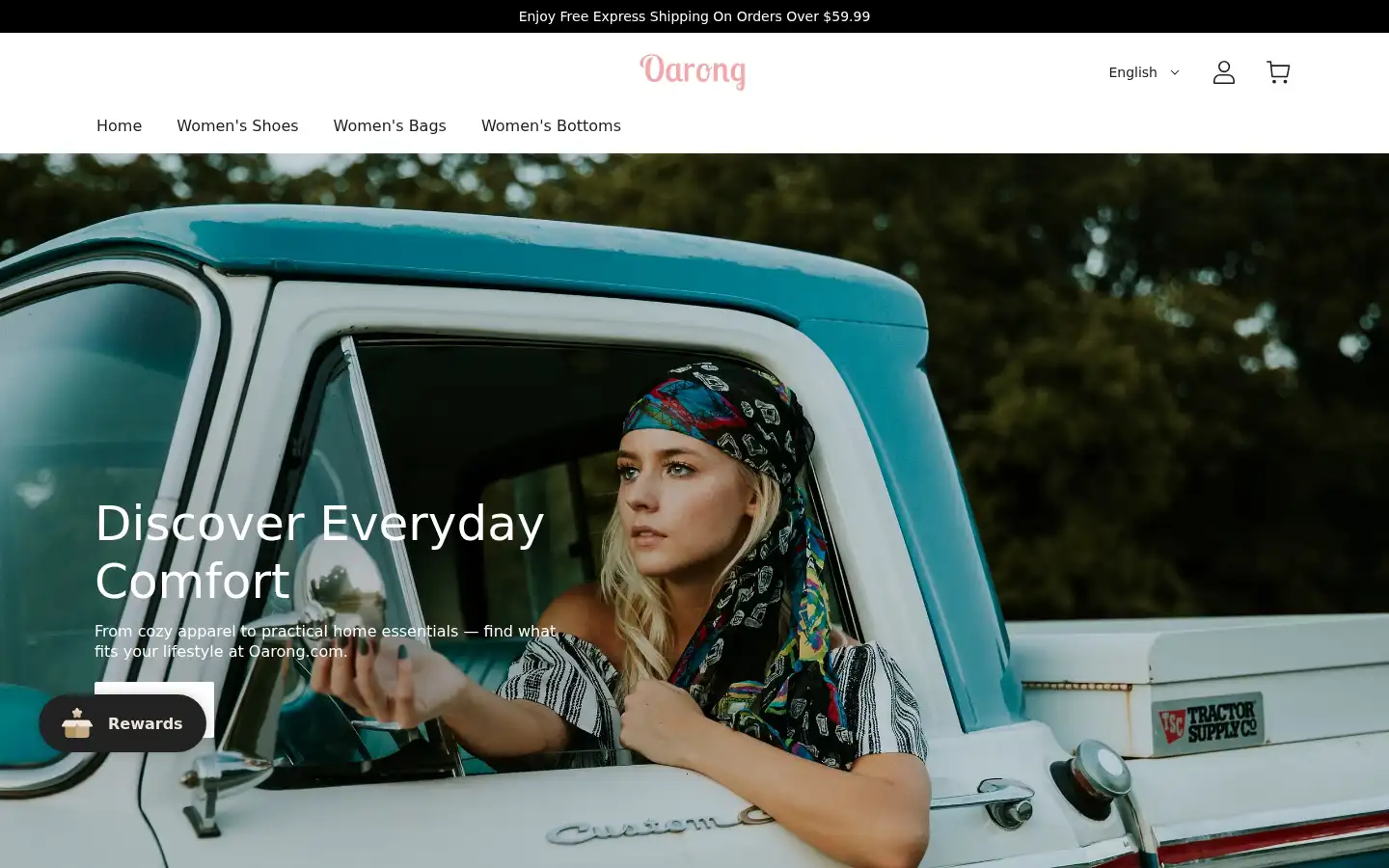 Screenshot of oarong.com