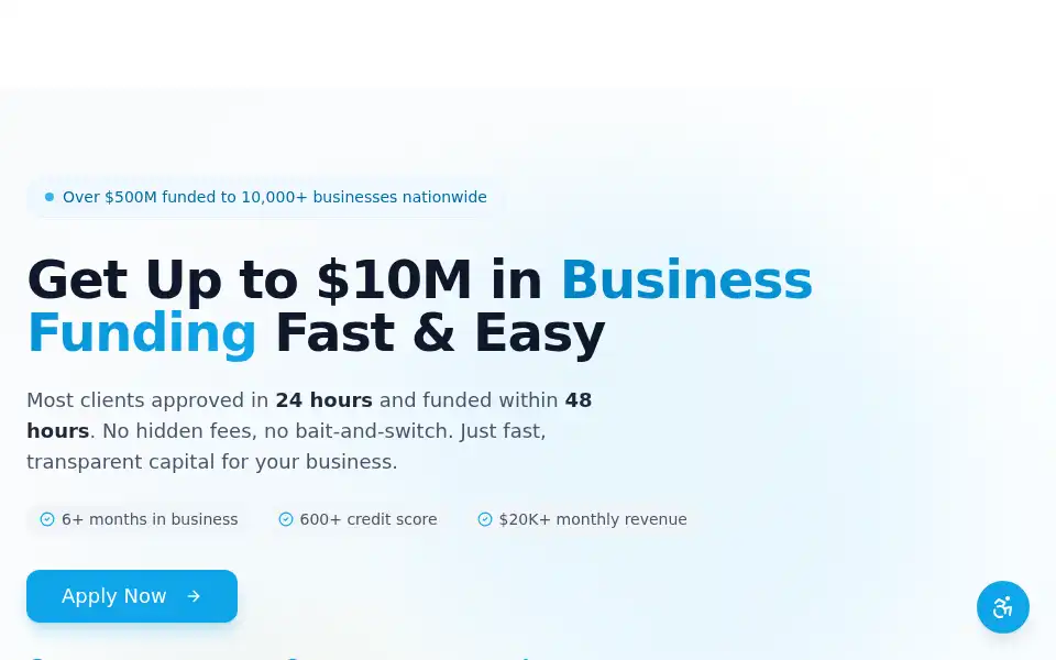 Screenshot of oasisfundingnetwork.com