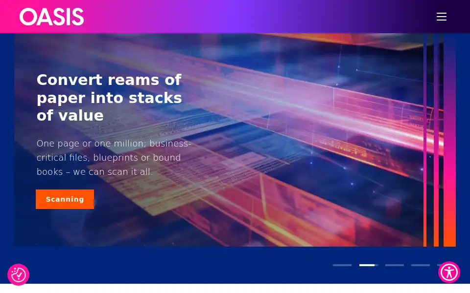 Screenshot of oasisgroup.com
