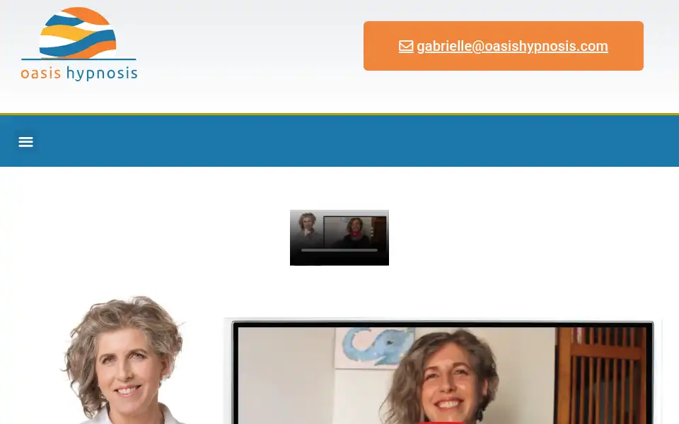 Screenshot of oasishypnosis.com