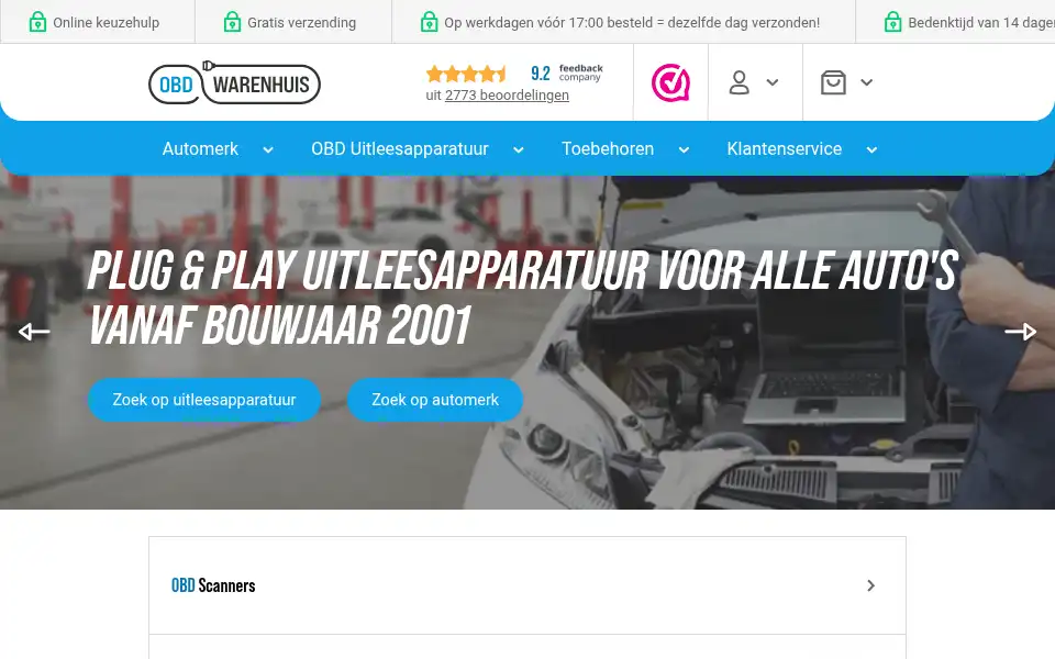 Screenshot of obdwarenhuis.nl