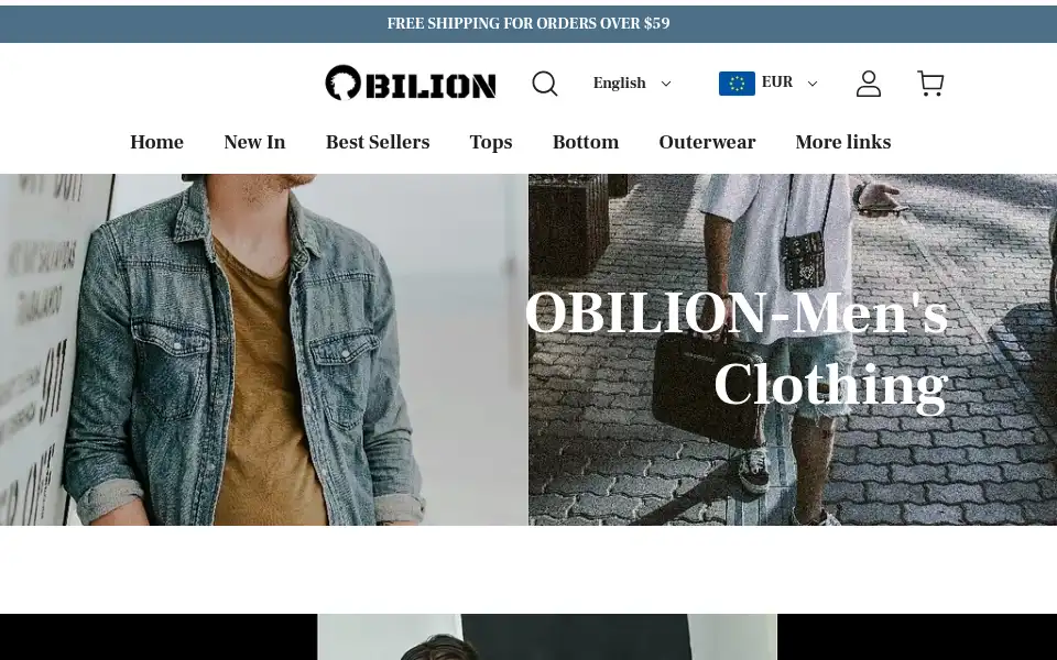 Screenshot of obilion.com