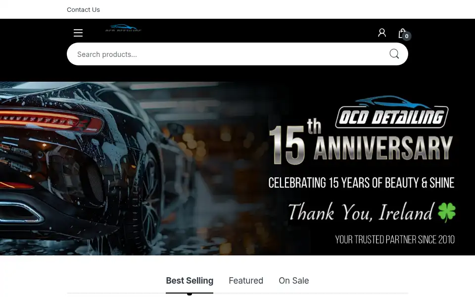 Screenshot of ocddetailing.ie