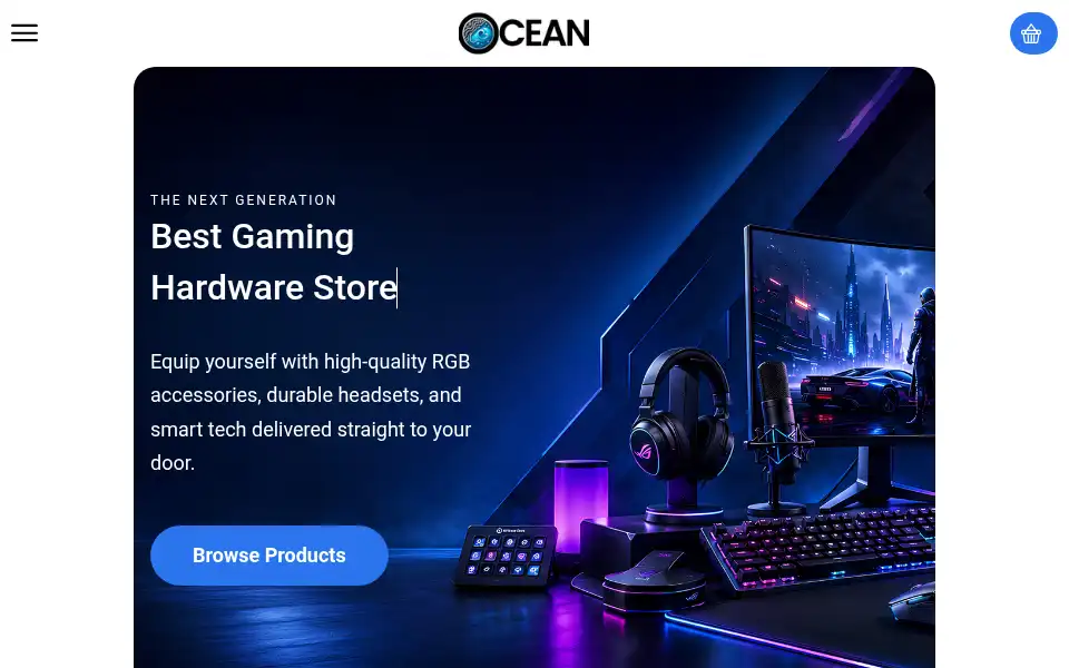 Screenshot of oceancomputer.pk