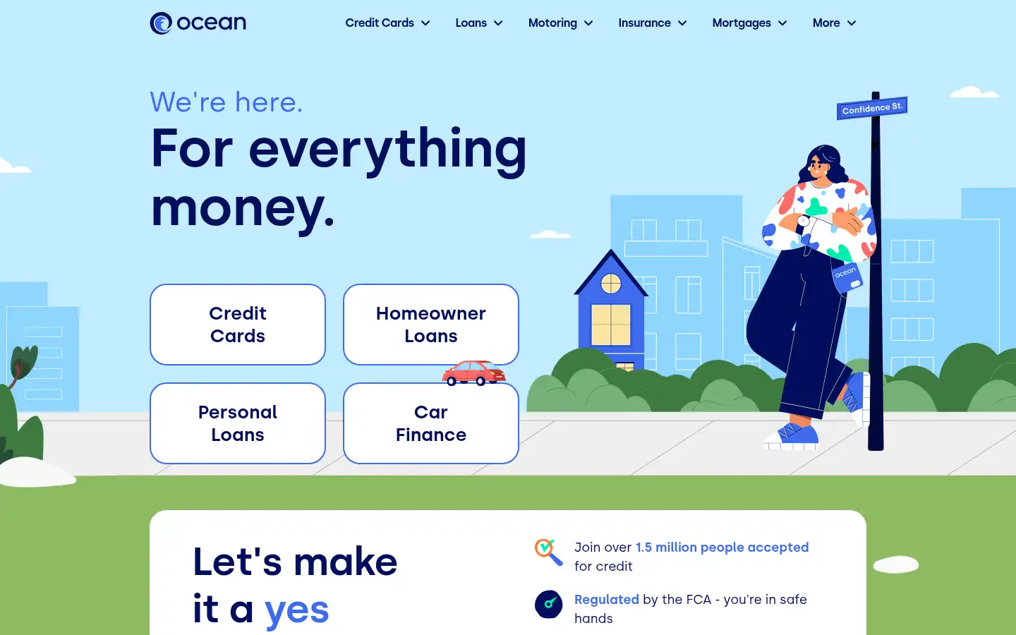 Screenshot of oceanfinance.co.uk