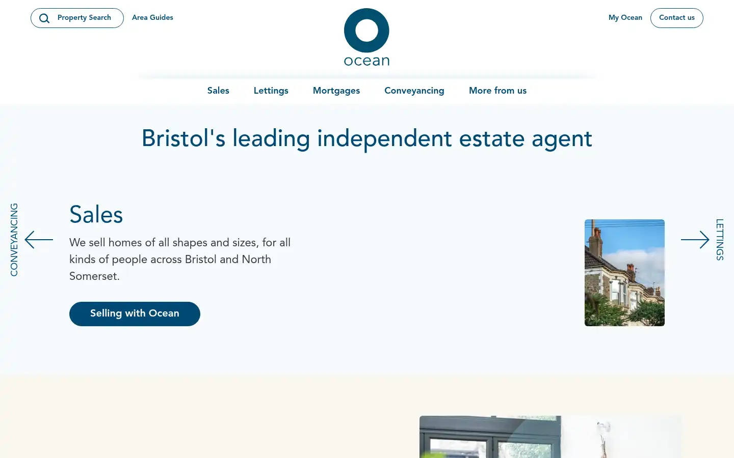 Screenshot of oceanhome.co.uk