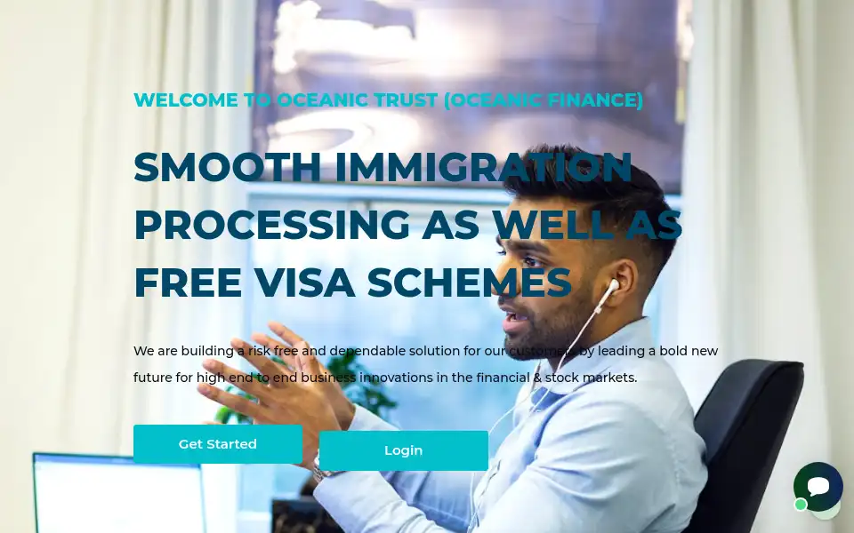 Screenshot of oceanictrust.uk