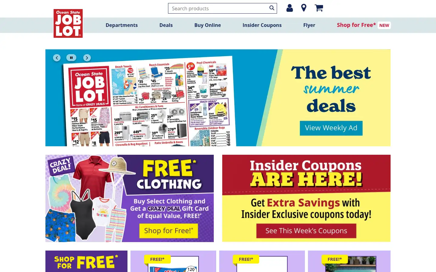 Screenshot of oceanstatejoblot.com