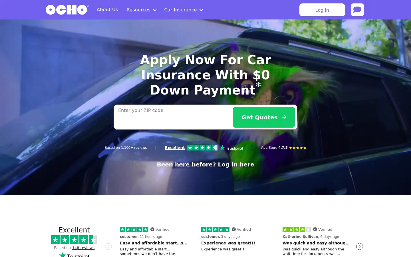 Screenshot of ocho.co