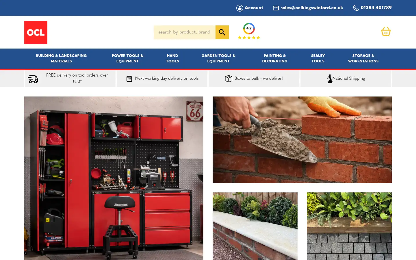Screenshot of ocldirect.co.uk