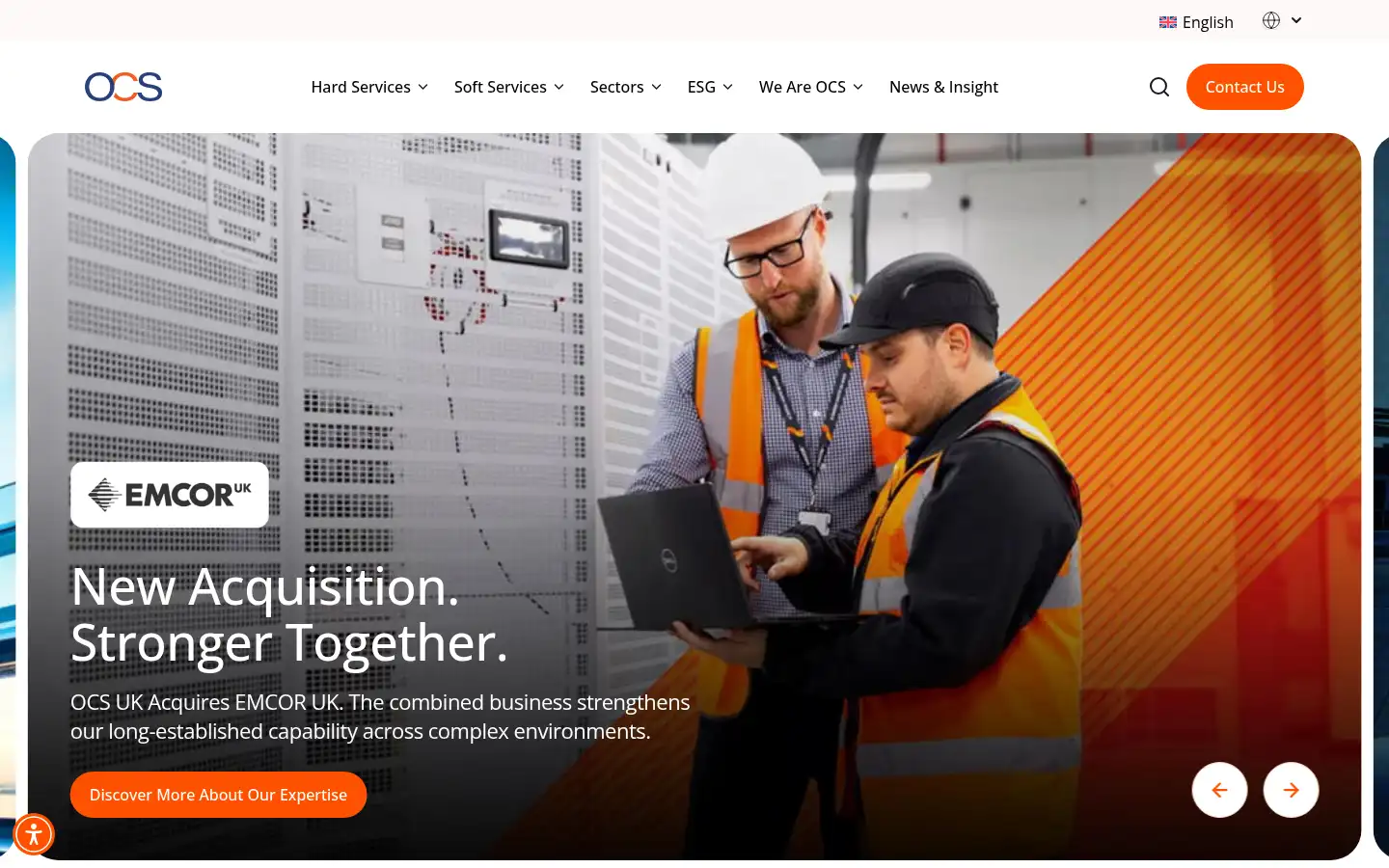 Screenshot of ocs.com