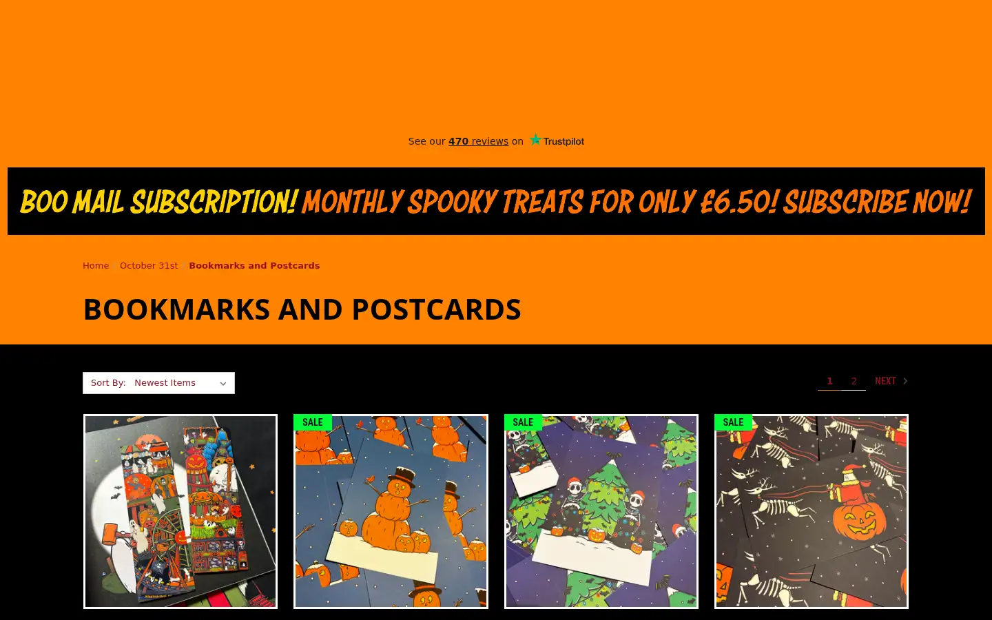 Screenshot of october31st.co.uk