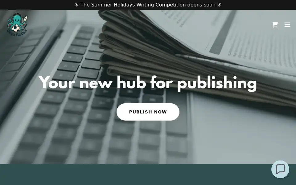 Screenshot of octobooks.co.uk