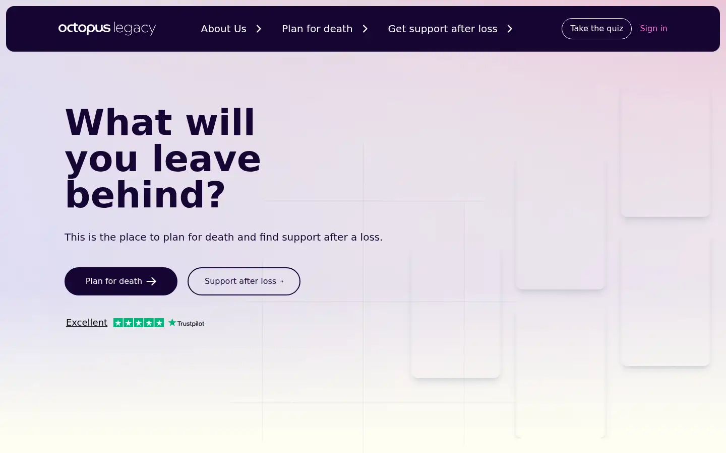 Screenshot of octopuslegacy.com