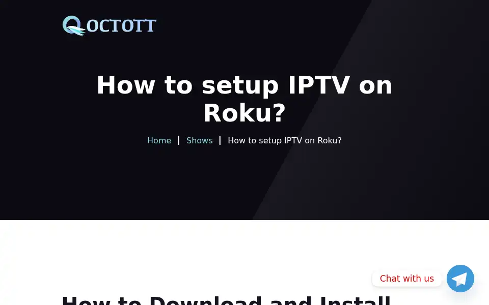 Screenshot of octott.com