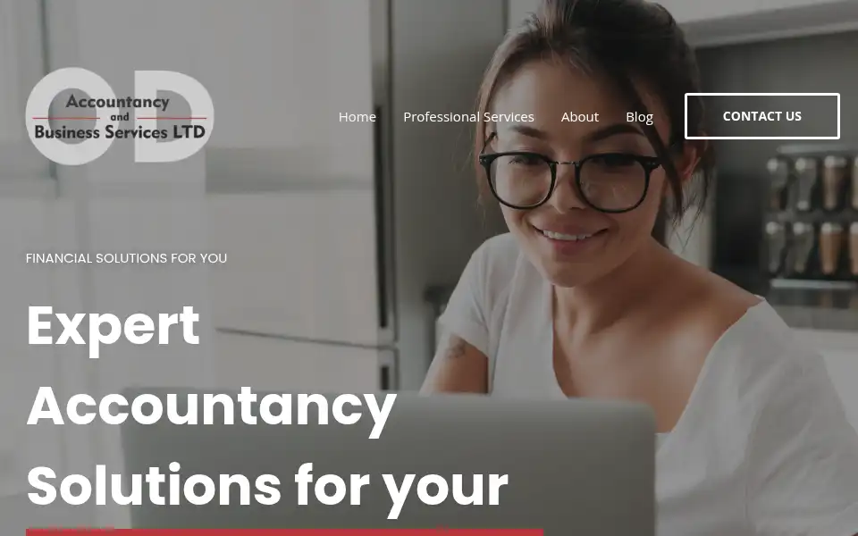 Screenshot of odaccountancyservices.co.uk