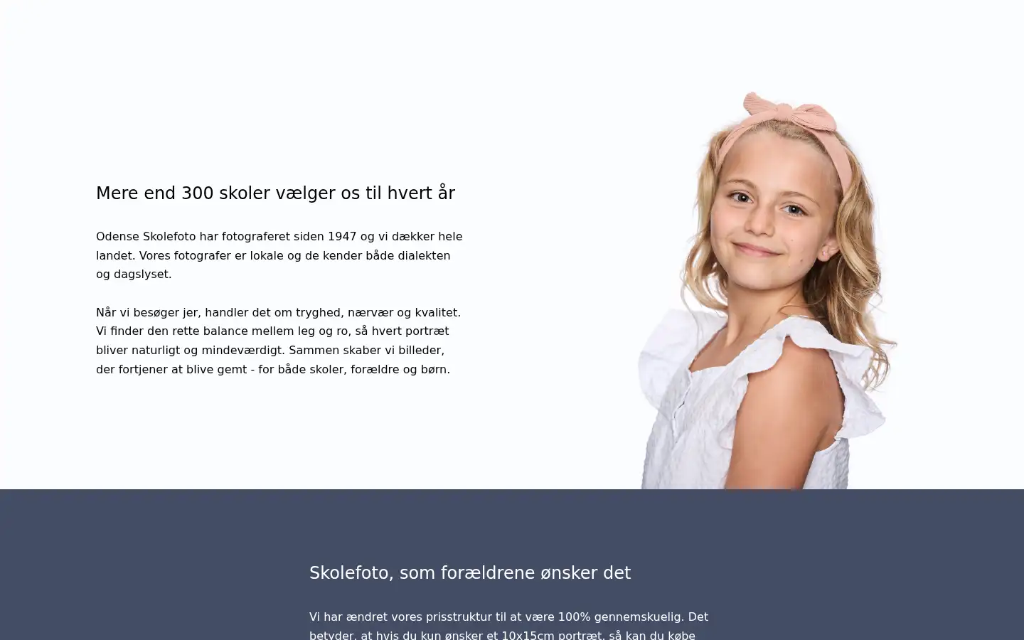 Screenshot of odenseskolefoto.dk