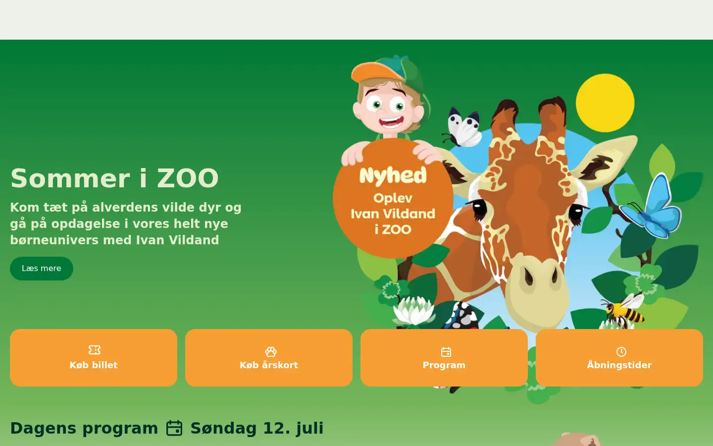Screenshot of odensezoo.dk