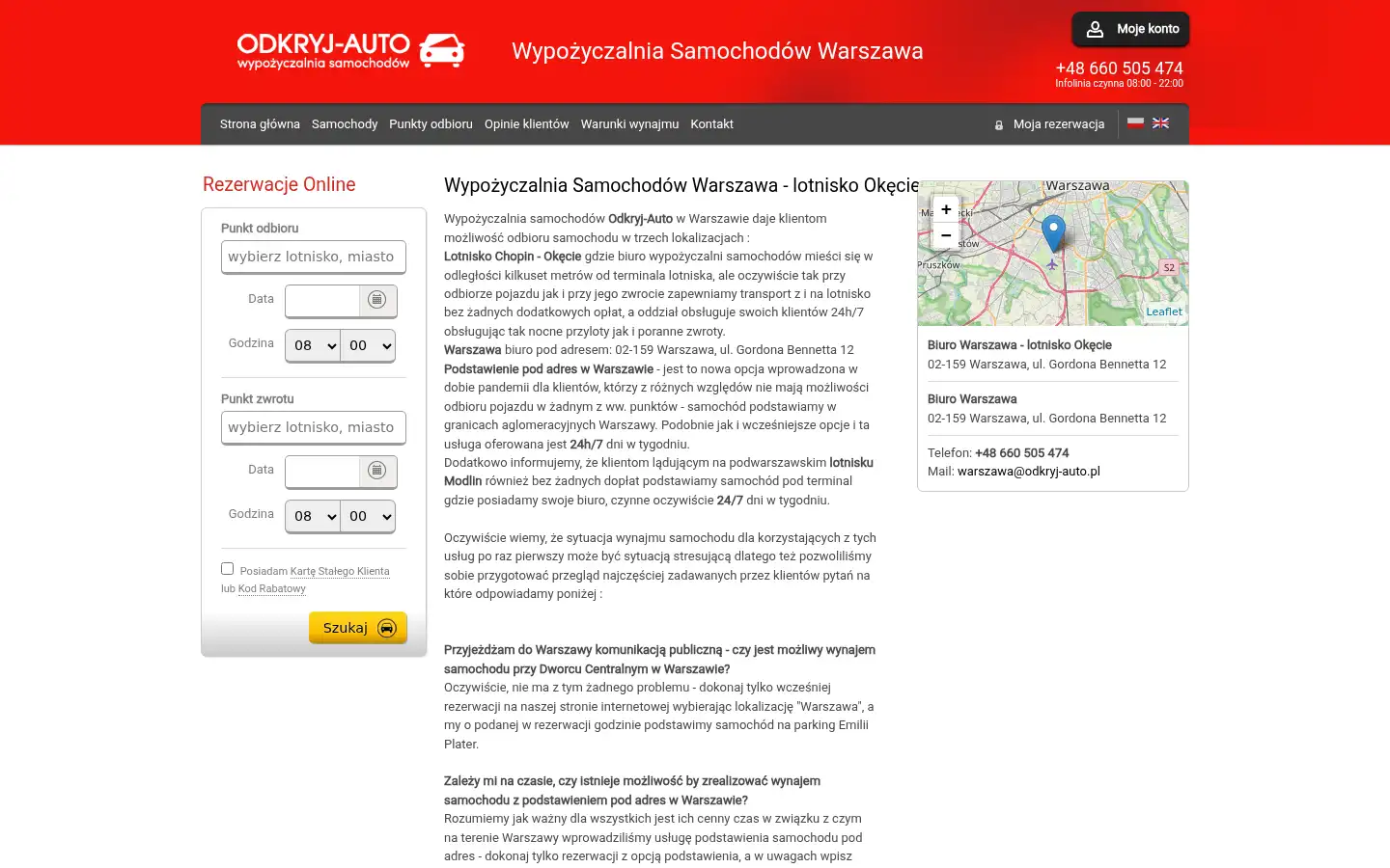 Screenshot of odkryj-auto.pl