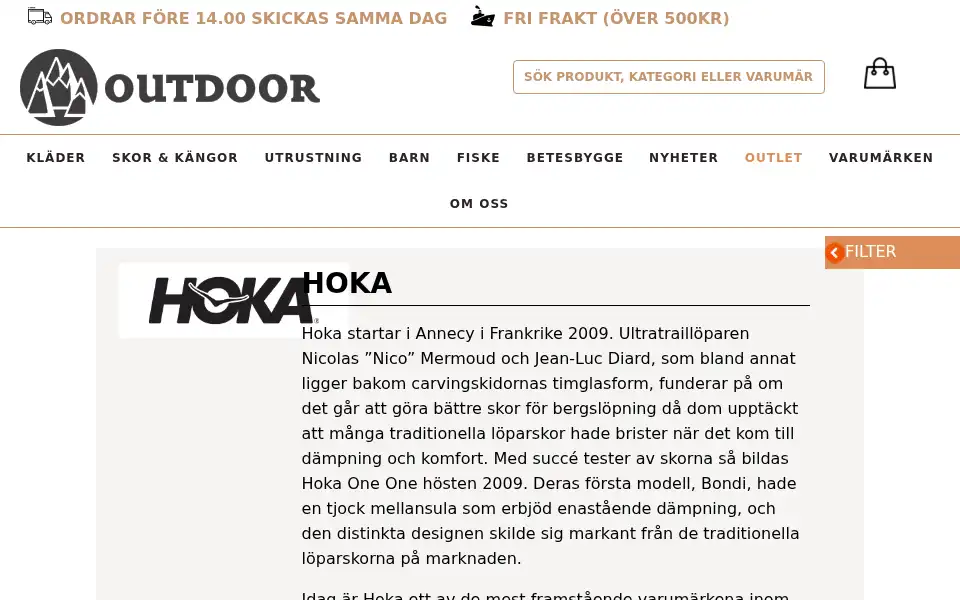 Screenshot of odx.se