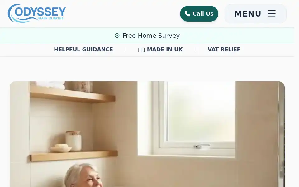 Screenshot of odysseybaths.co.uk