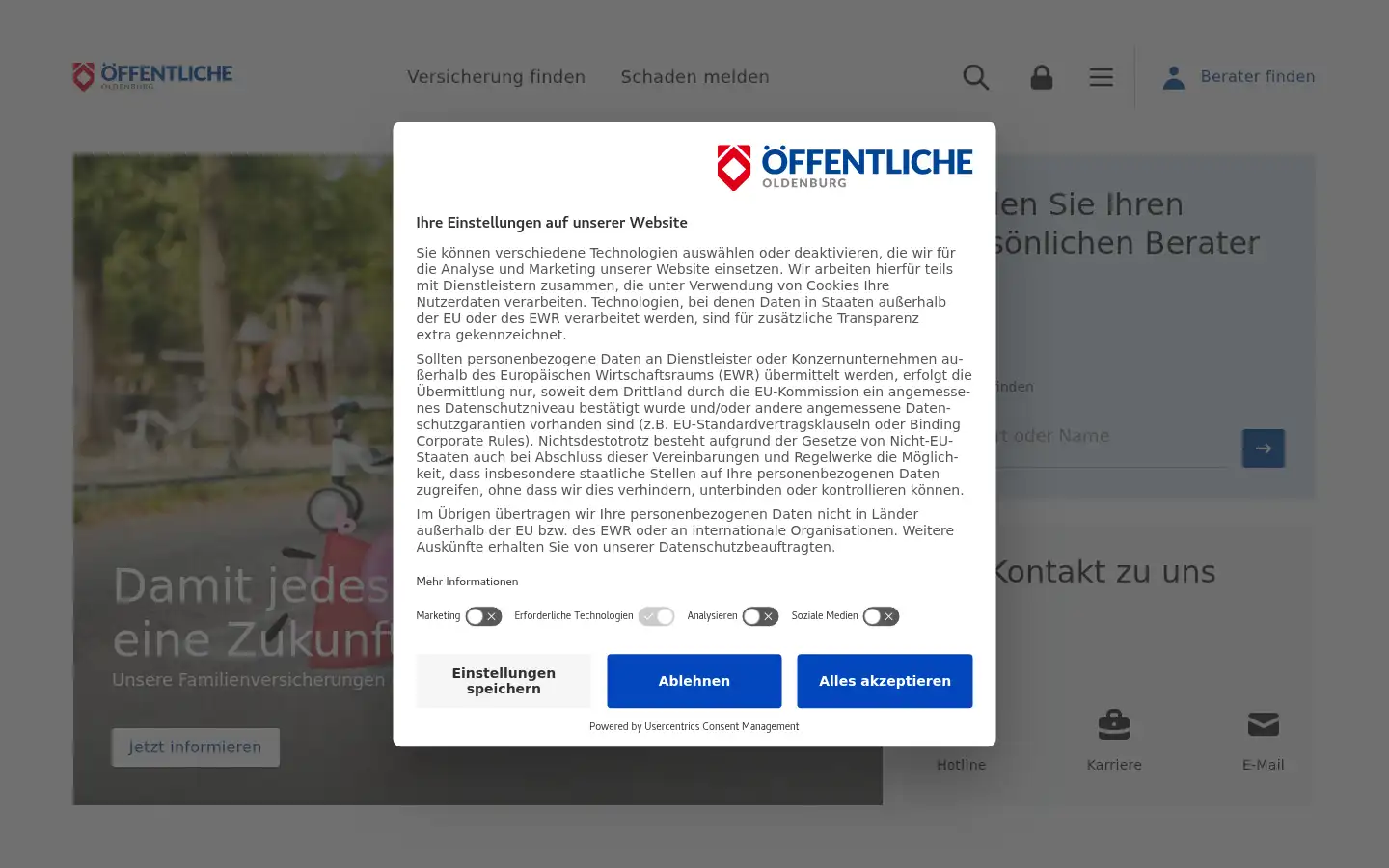 Screenshot of oeffentlicheoldenburg.de