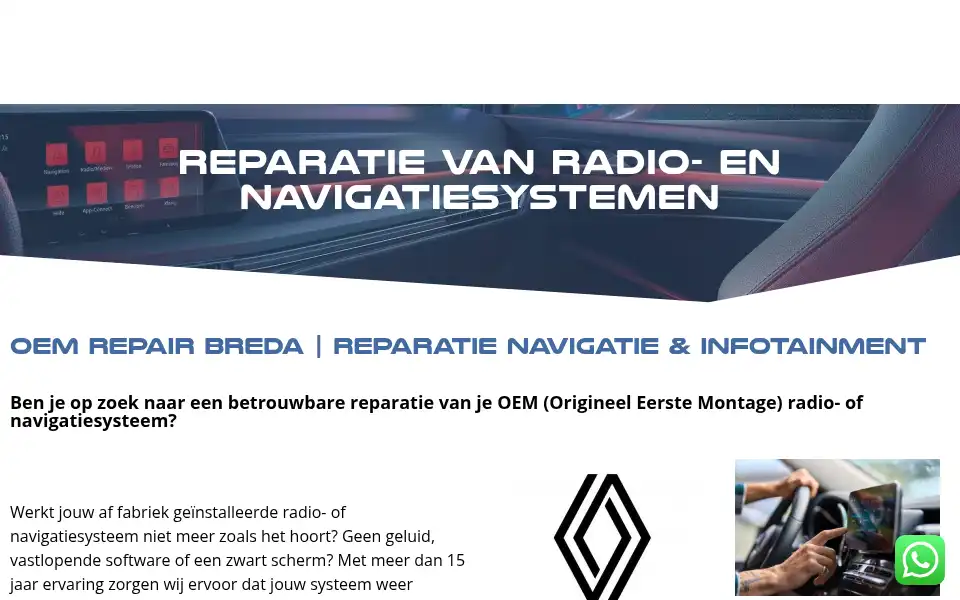 Screenshot of oemrepair.nl