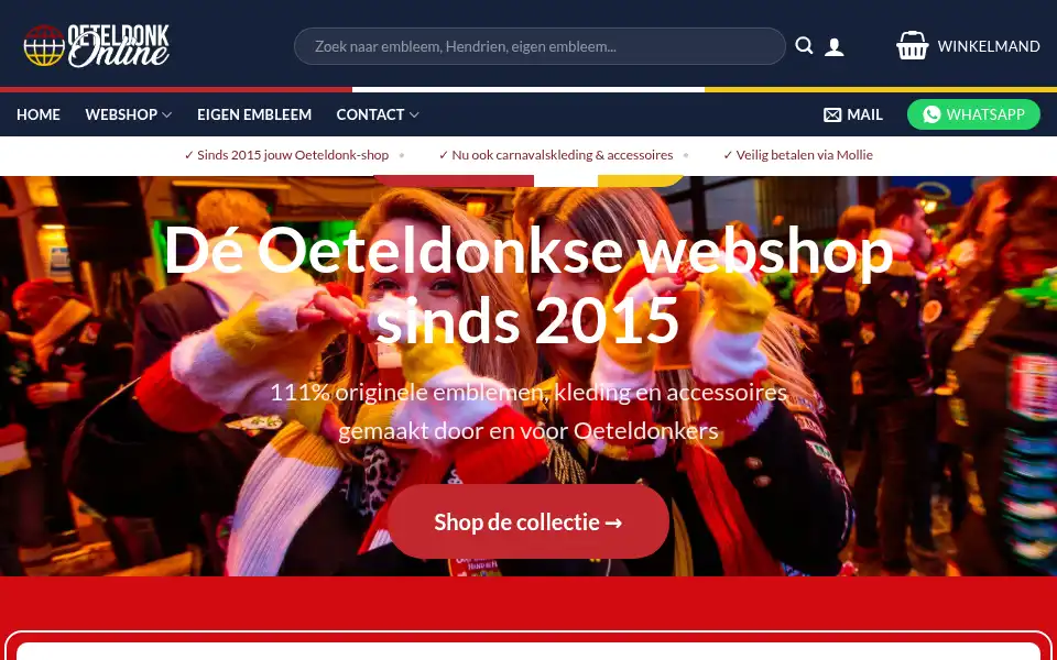 Screenshot of oeteldonkonline.shop