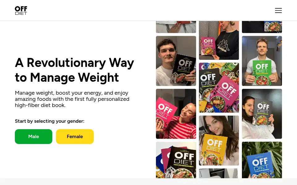 Screenshot of off.diet