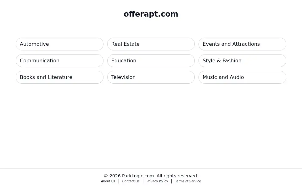 Screenshot of offerapt.com
