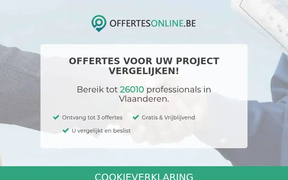 Screenshot of offertesonline.be