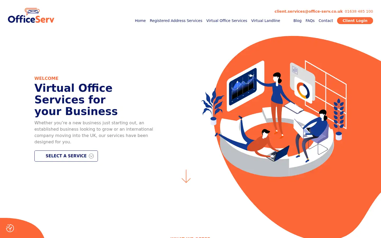 Screenshot of office-serv.co.uk