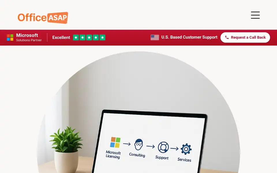 Screenshot of officeasap.com