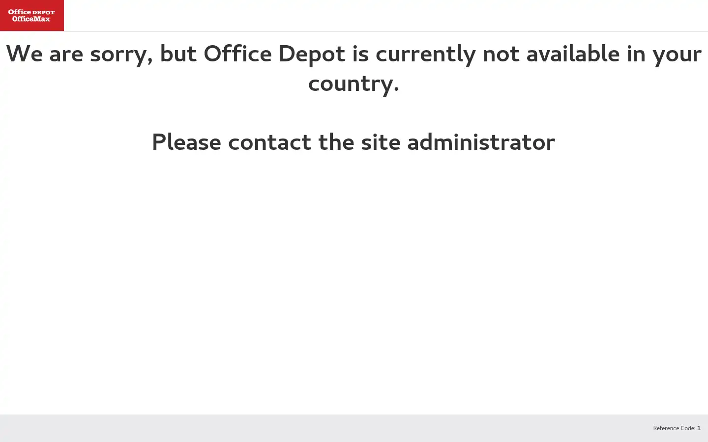 Screenshot of officedepot.com