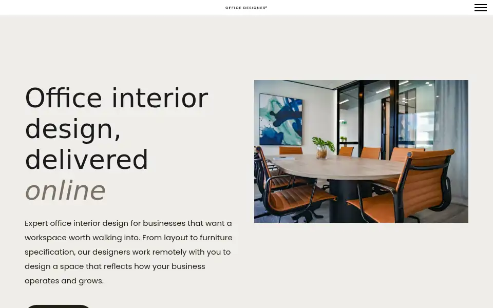 Screenshot of officedesigner.com