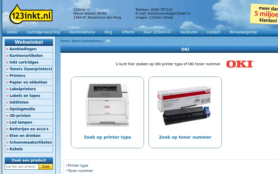 Screenshot of officesavers.nl