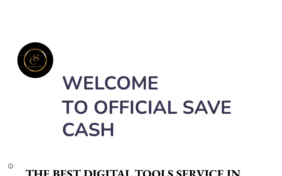 Screenshot of officialsavecash.com