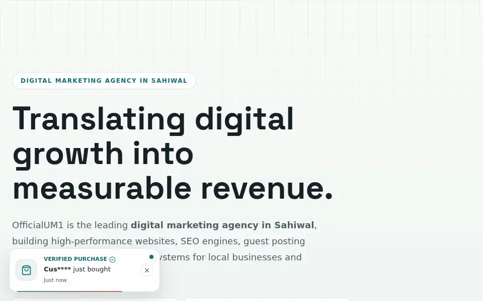 Screenshot of officialum1.com