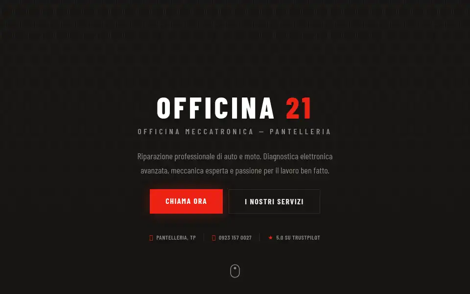 Screenshot of officina-21.it